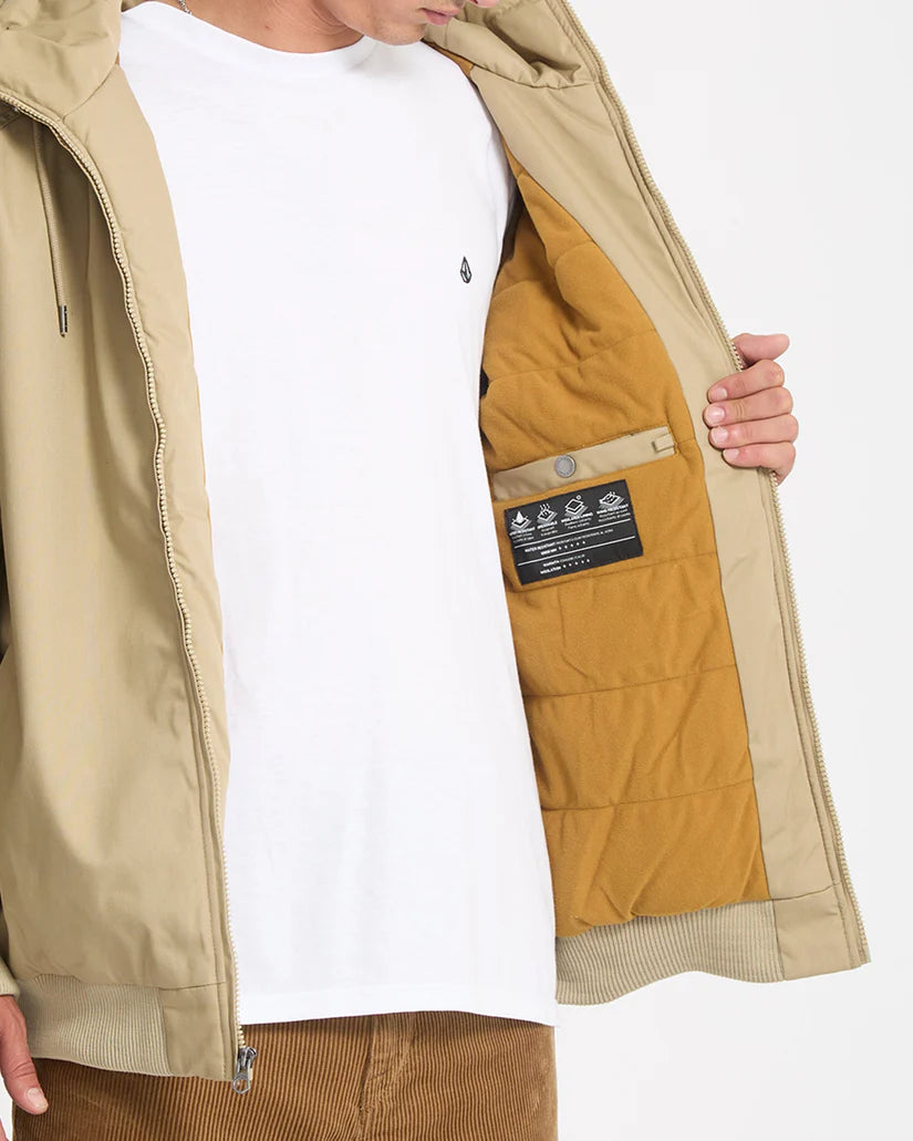 Chaqueta volcom hernan 10k jacket - khaki