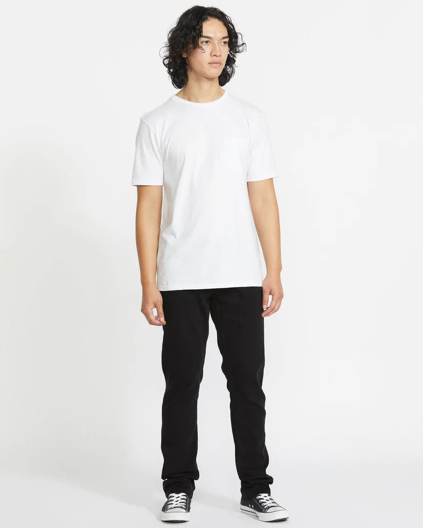 Pantalon volcom vorta denim - black out
