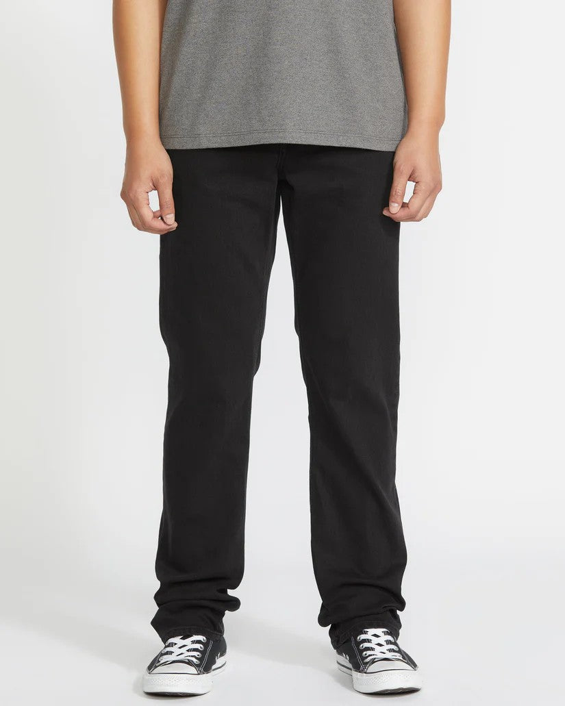 Pantalon volcom solver denim - black out