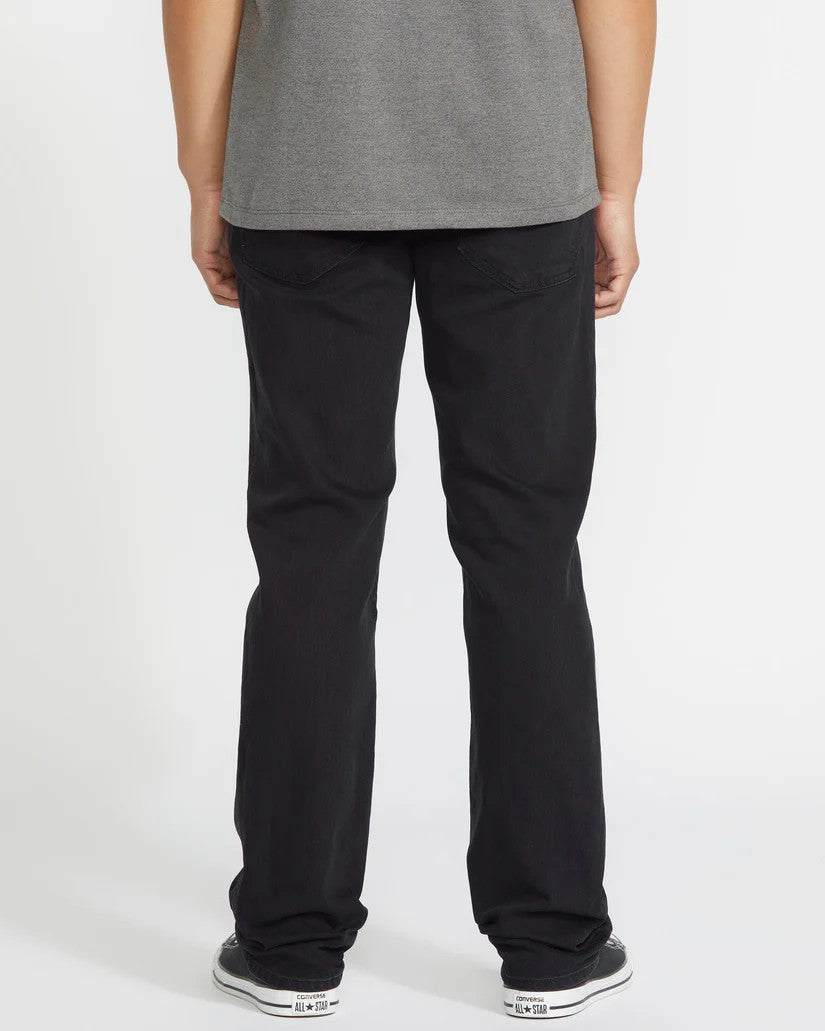 Pantalon volcom solver denim - black out