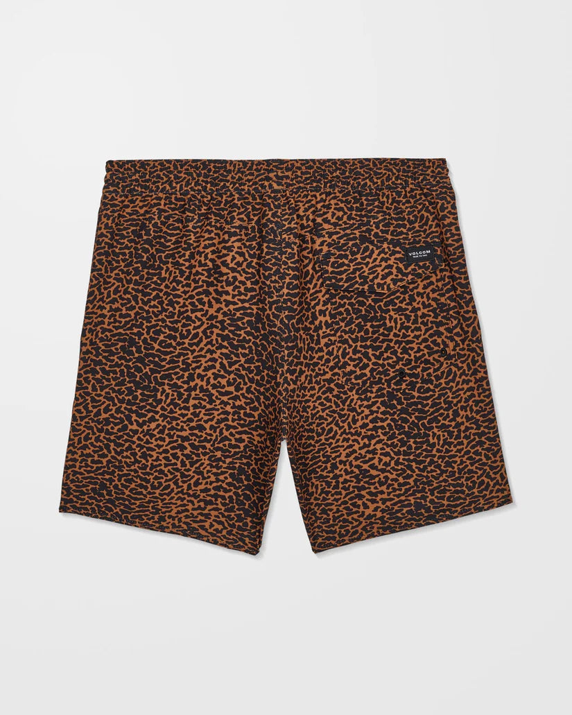 Bañador Volcom Melange Trunk 17 - brown horn