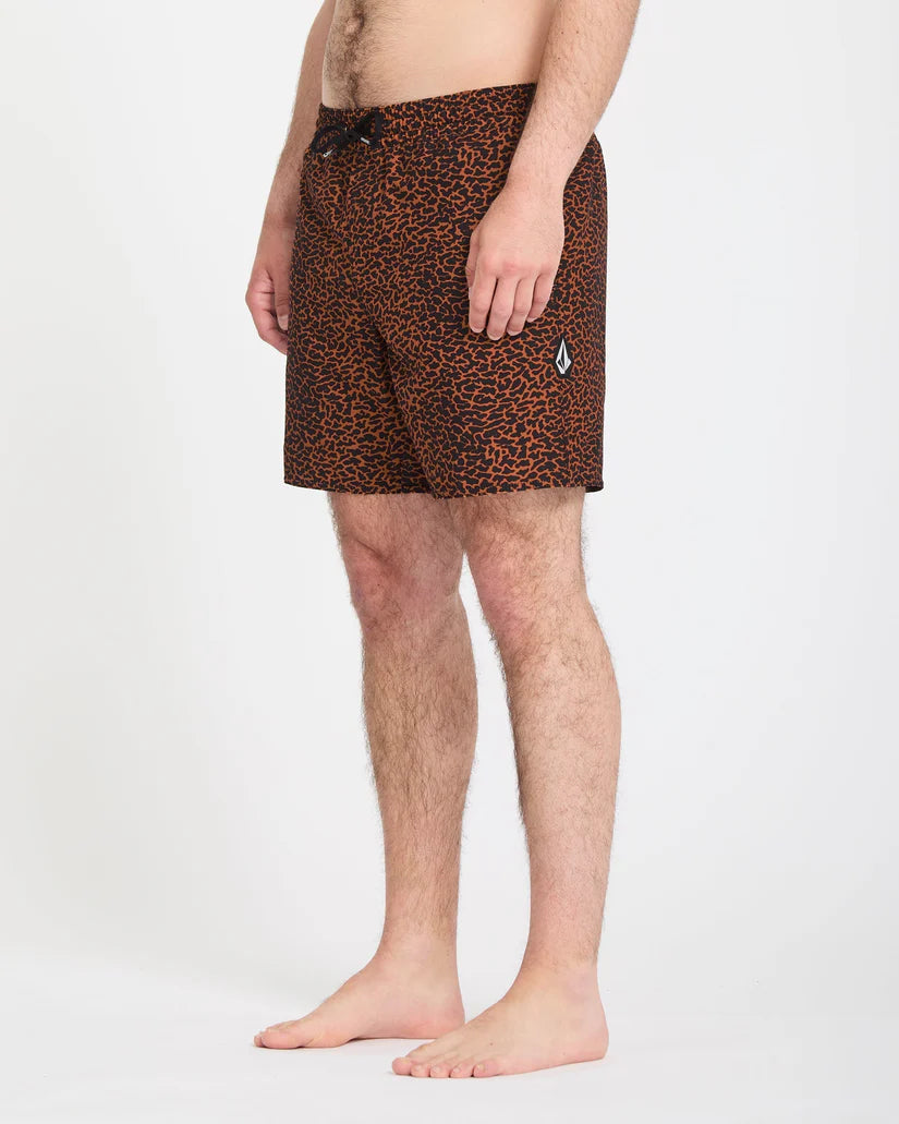 Bañador Volcom Melange Trunk 17 - brown horn