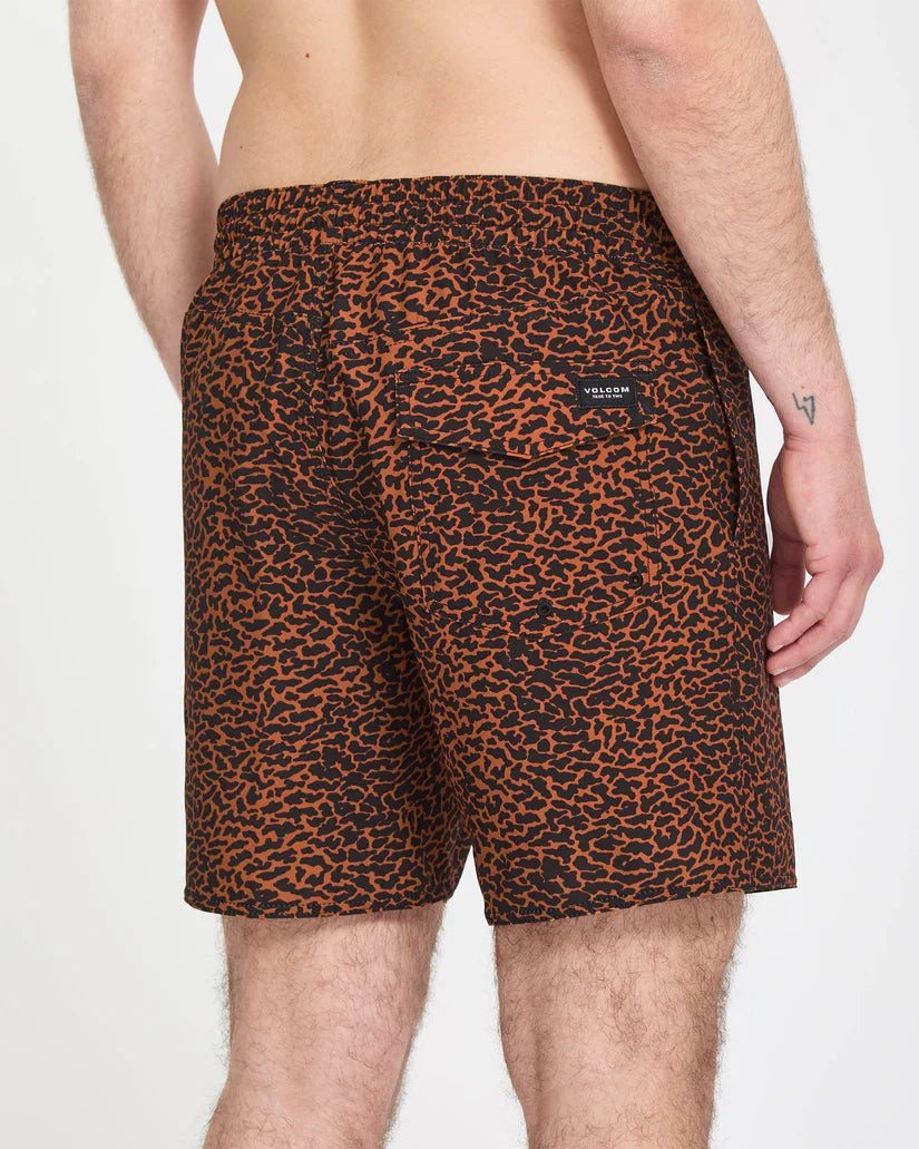 Bañador Volcom Melange Trunk 17 - brown horn