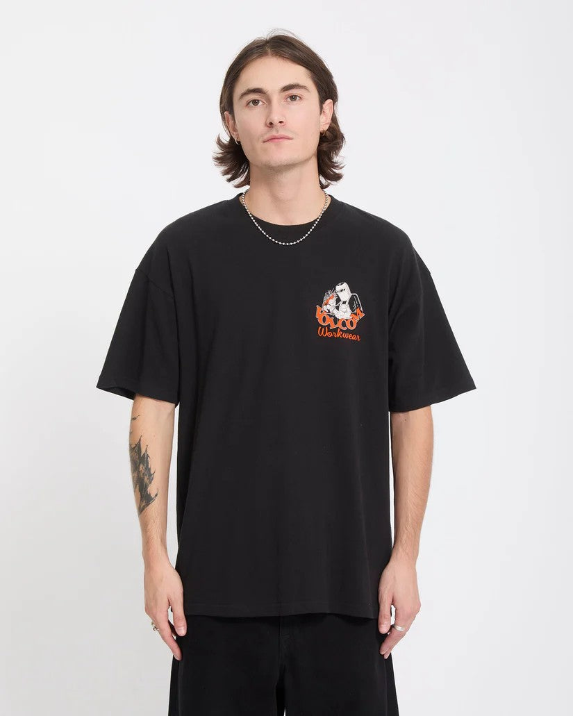 Camiseta volcom always grinding sst - black