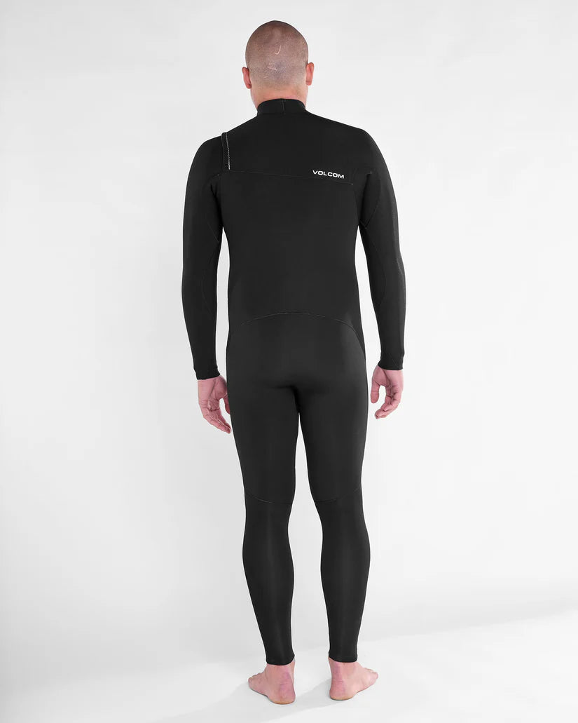 Integral Volcom 4/3mm Chest Zip Fullsuit - black loading=