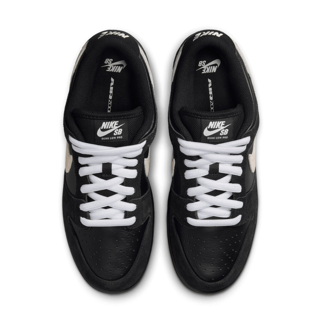 Zapatillas nike nike sb dunk low pro skate shoes - black/white-black-gum light brown