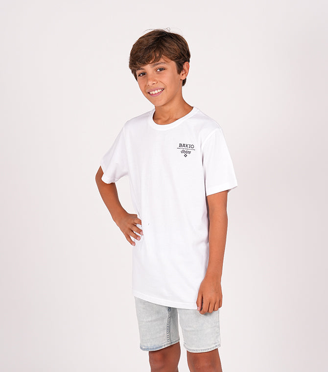 Camiseta Bakio - Blanco loading=