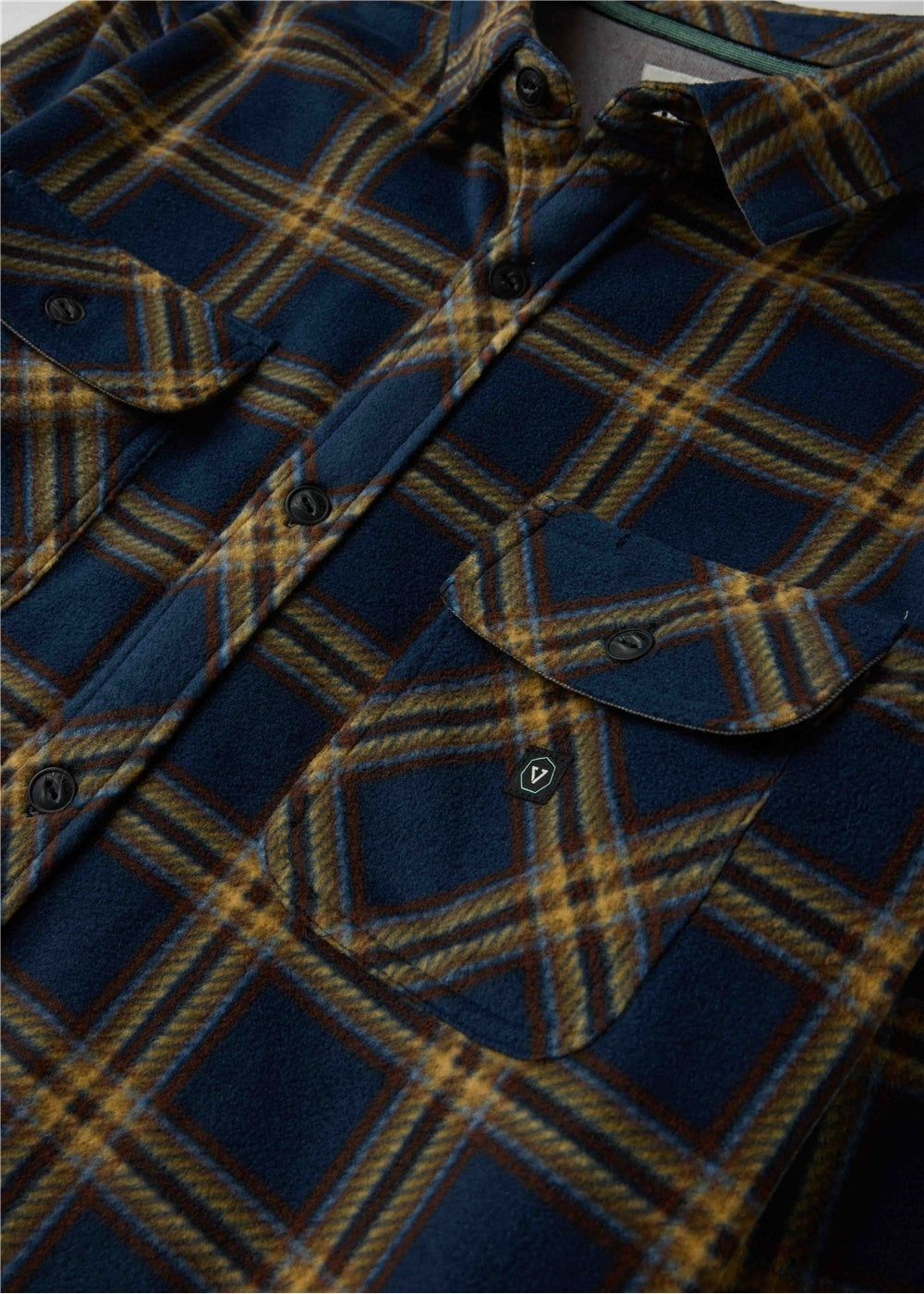 Camisa Vissla Eco-Zy Polar Flannel - dark naval