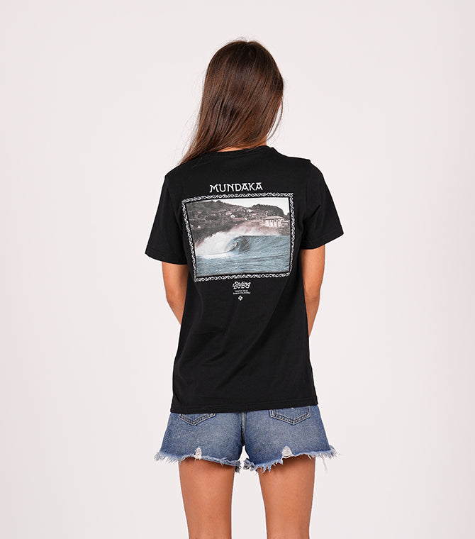 Camiseta Mundaka - Negro
