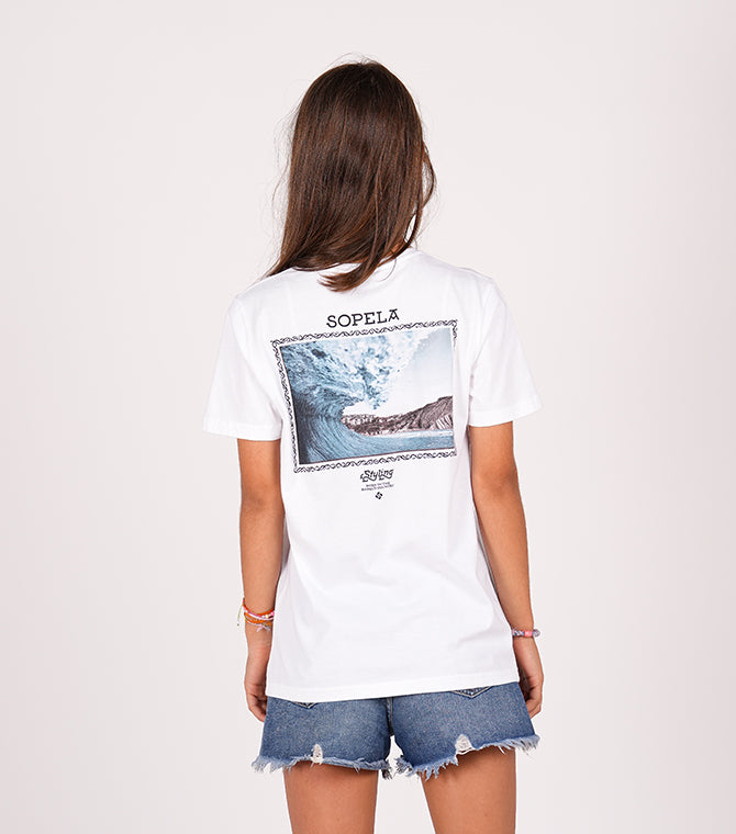 Camiseta Sopelana - blanco