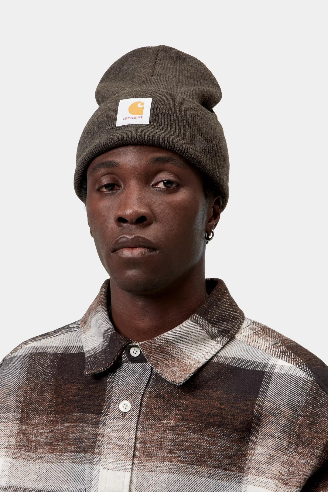 Gorro Carhartt wip acrylic watch hat - shungite heather