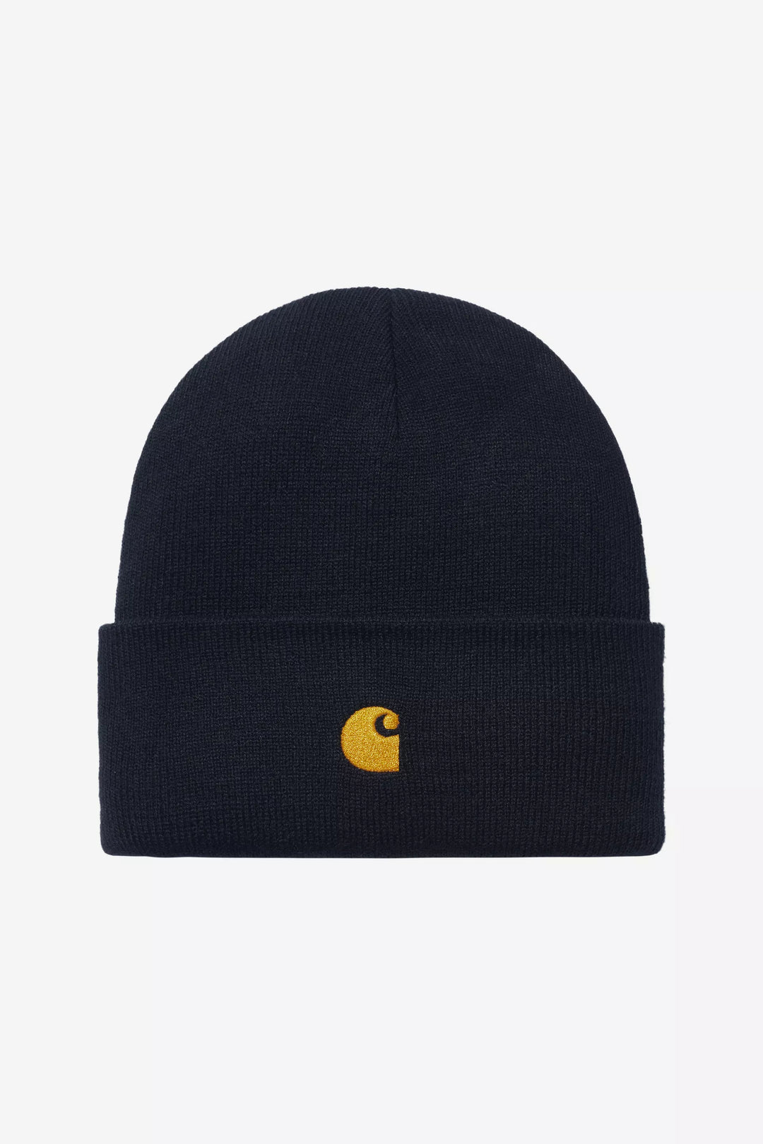 Gorro Carhartt Wip Chase Beanie - dark navy/gold
