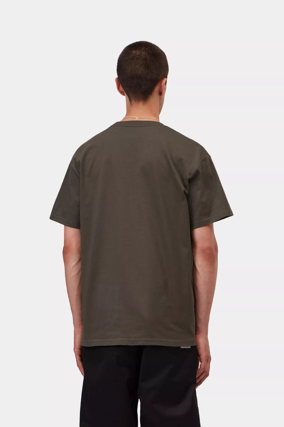 Camiseta carhartt wip s/s chase t-shirt - shungite / gold loading=