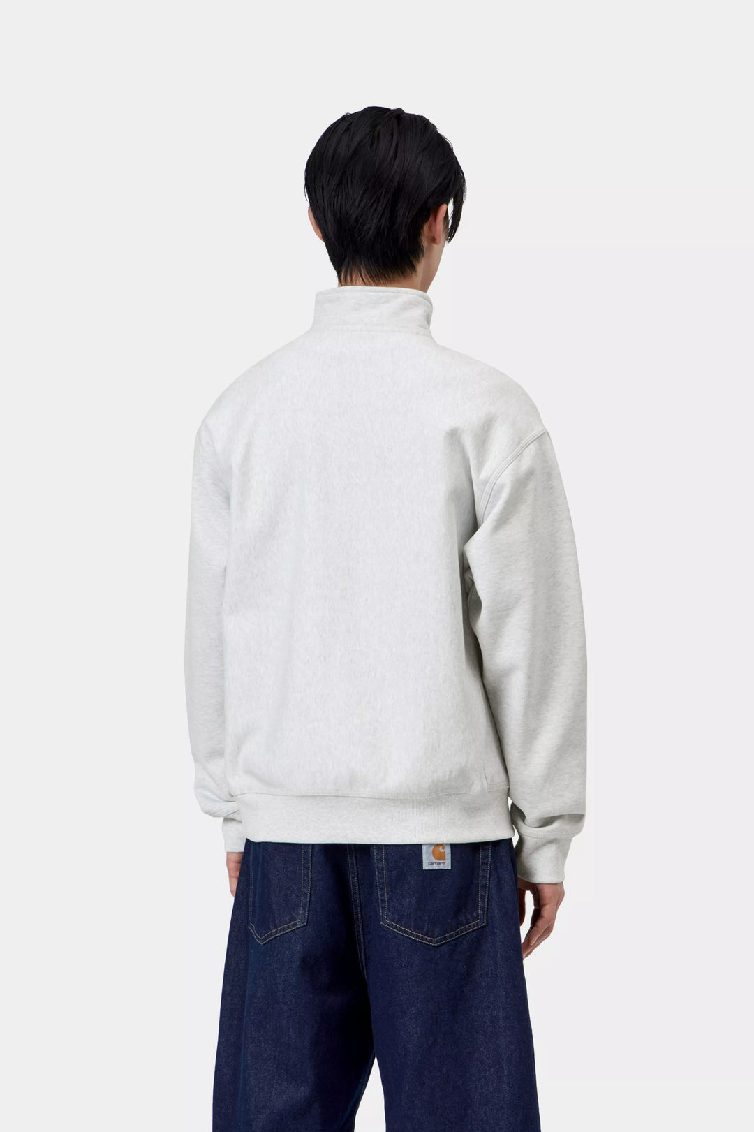 Sudadera Carhartt Wip Half Zip - ash heather
