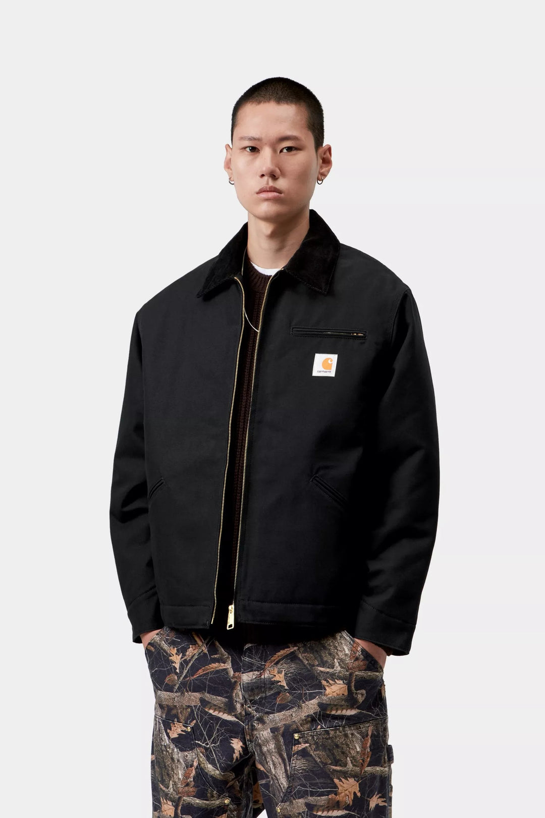 Chaqueta Carhartt wip og detroit jacket - black/black rigid