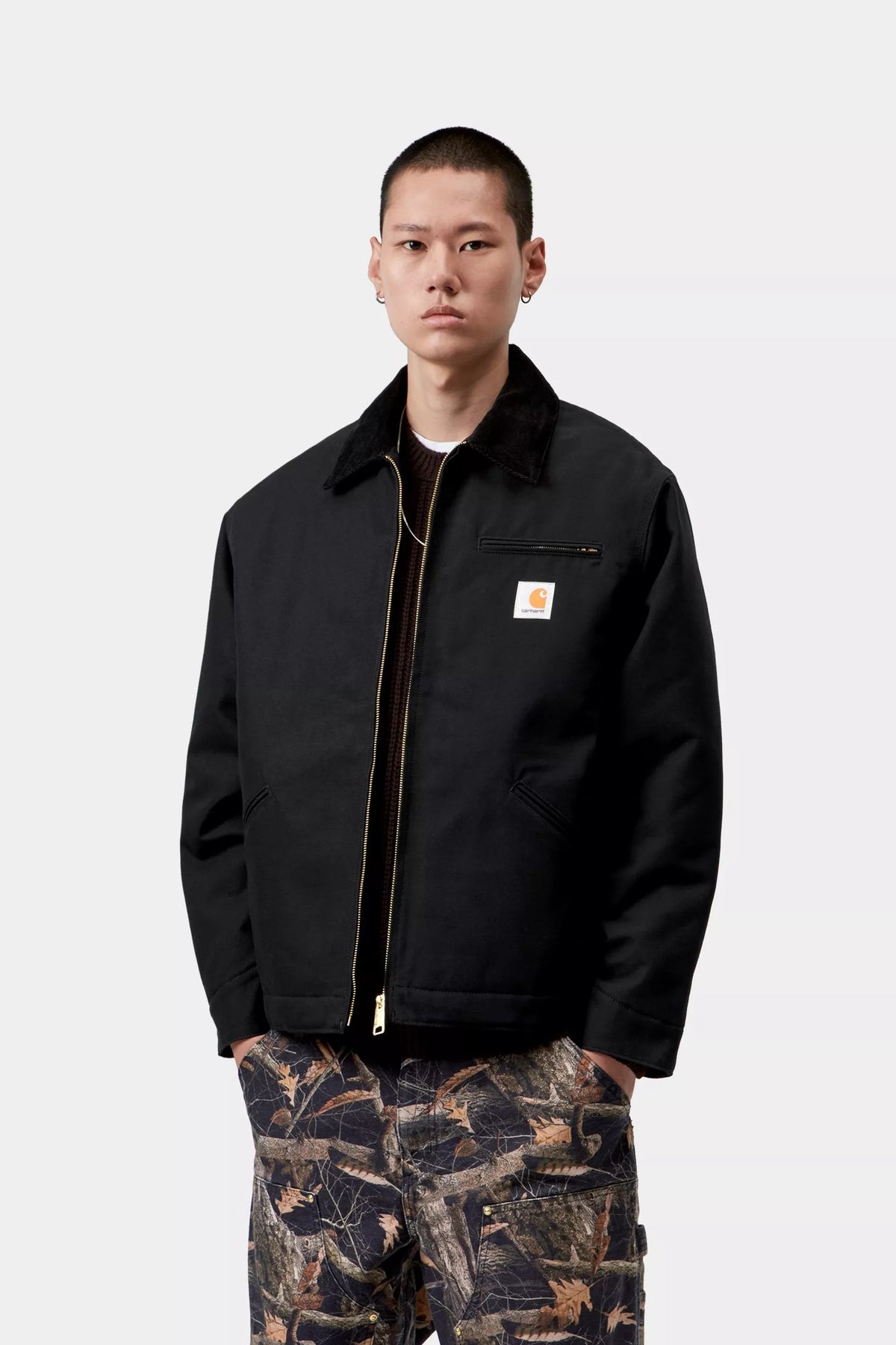 Chaqueta Carhartt wip og detroit jacket - black/black rigid