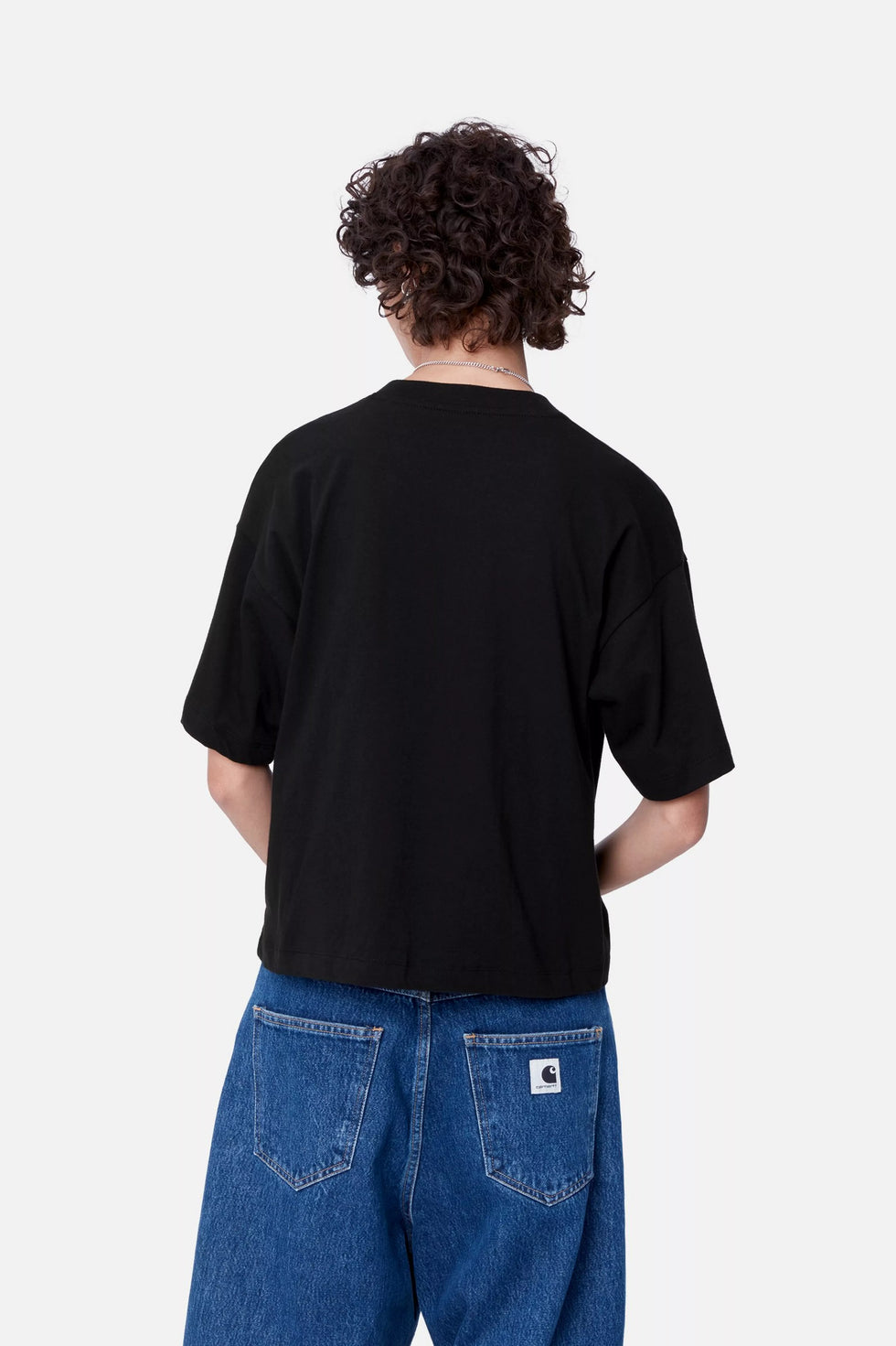 Camiseta Carhartt Wip Mujer  S/S Chester - black loading=