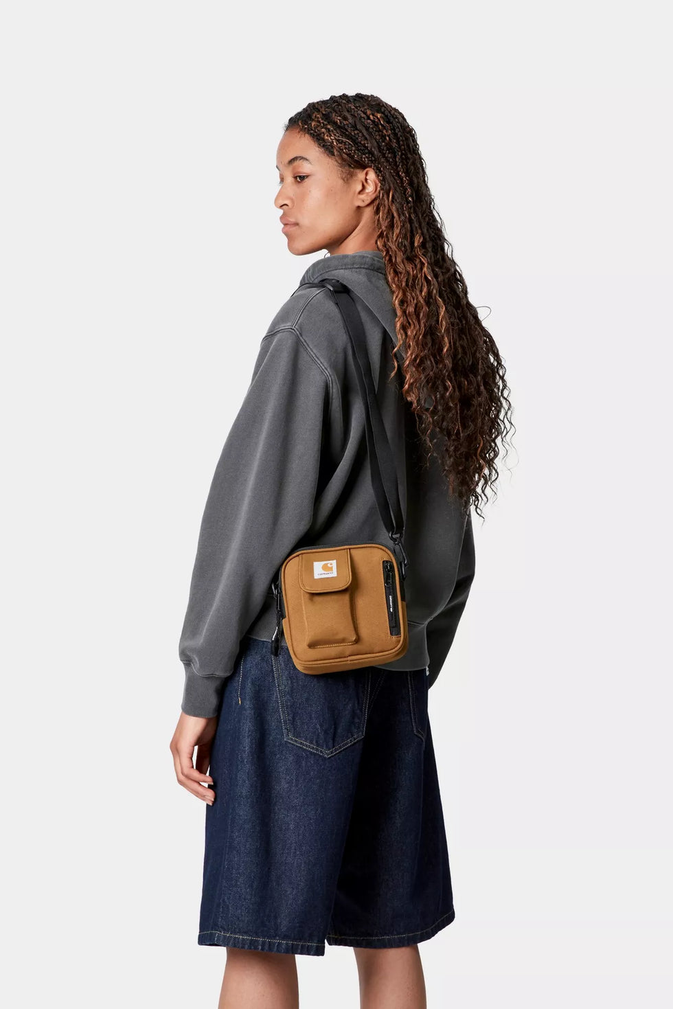 Bandolera Carhartt Wip Essentials - Hamilton Brown