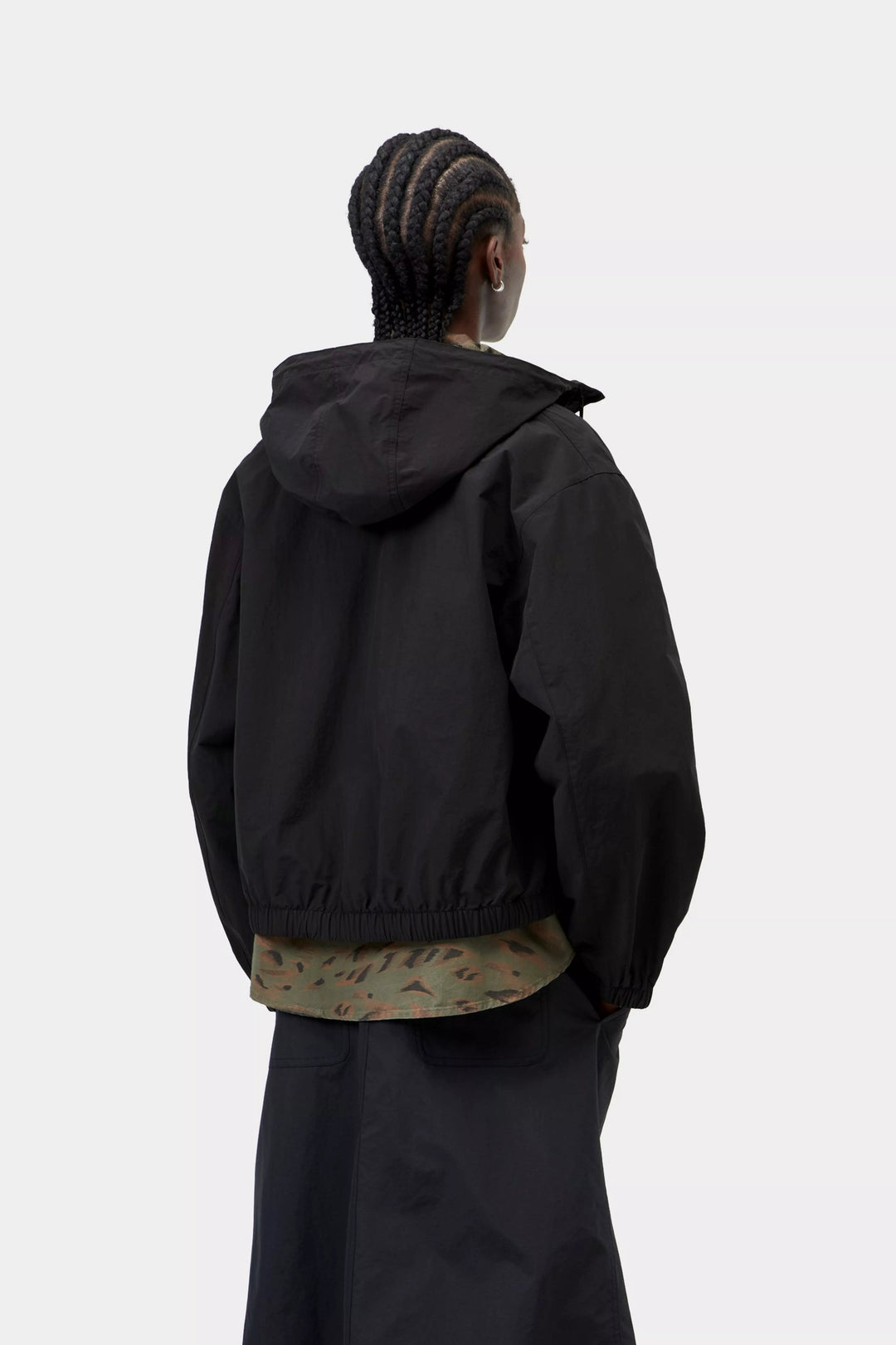 Chaqueta Carhartt Wip W  Travon Jacket Nylon - black/wax