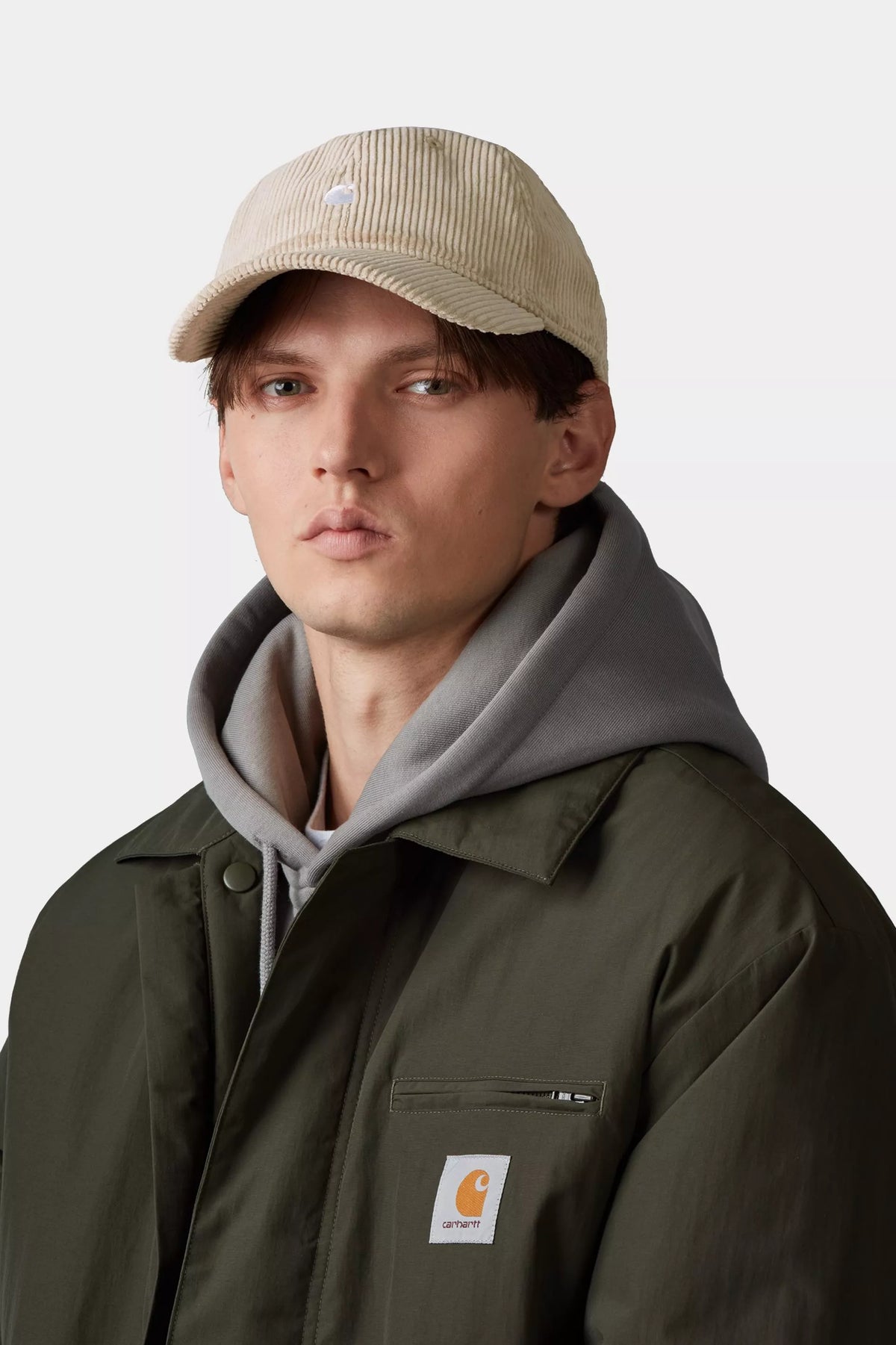 Visera Carhartt Wip Harlem - wall/white