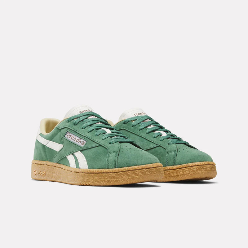 Zapatillas Reebok Club C Grounds UK - fieldgreen/chalk/gum