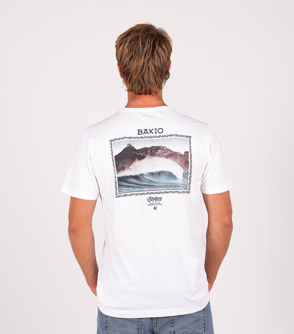 Camiseta Bakio - Blanco loading=