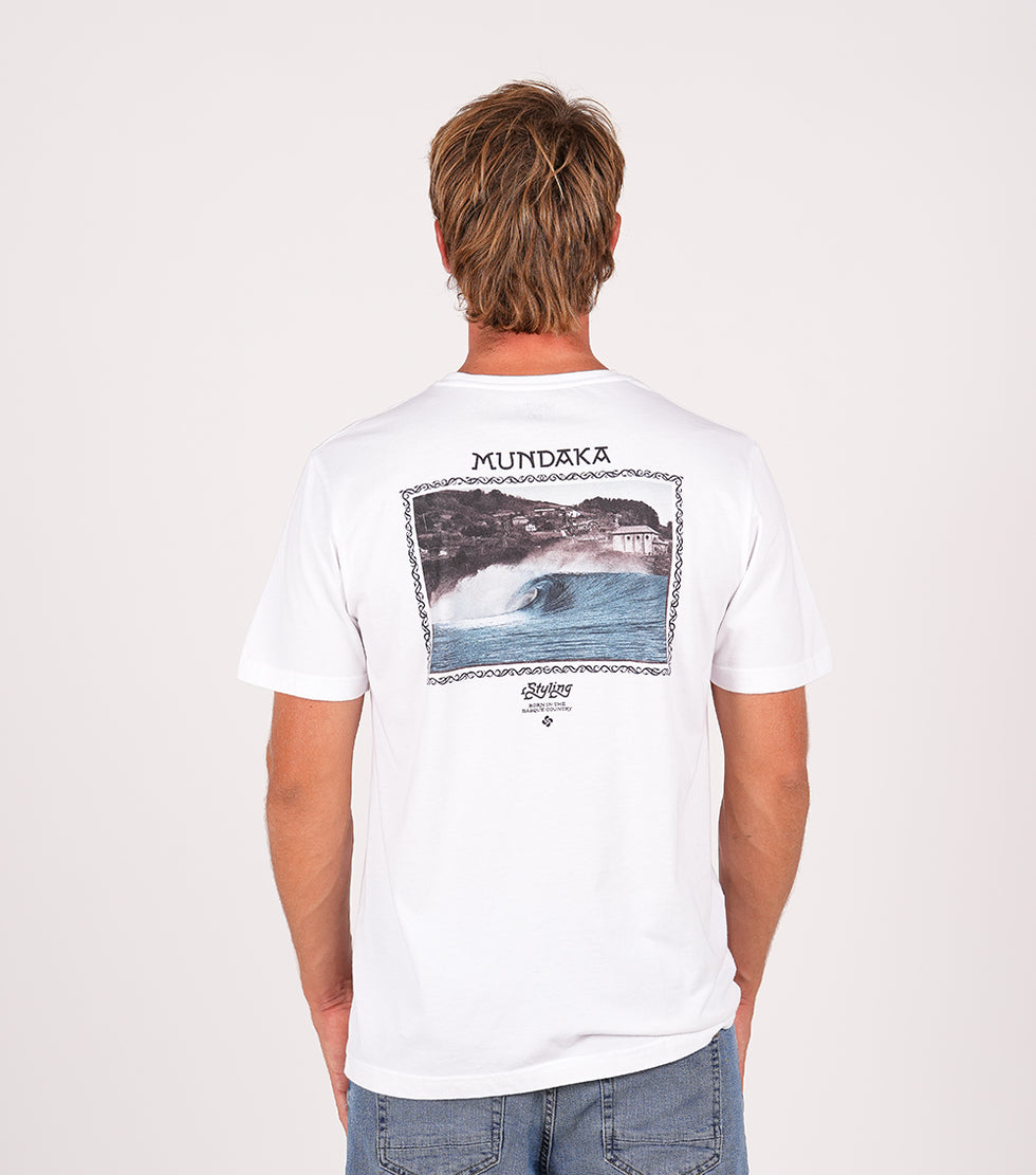 Camiseta Mundaka - Blanco loading=
