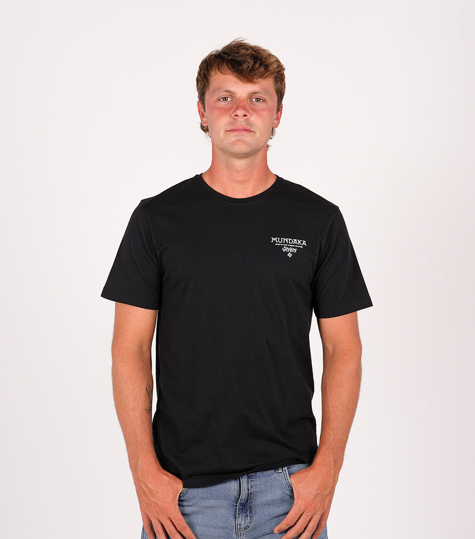 Camiseta Mundaka - Negro