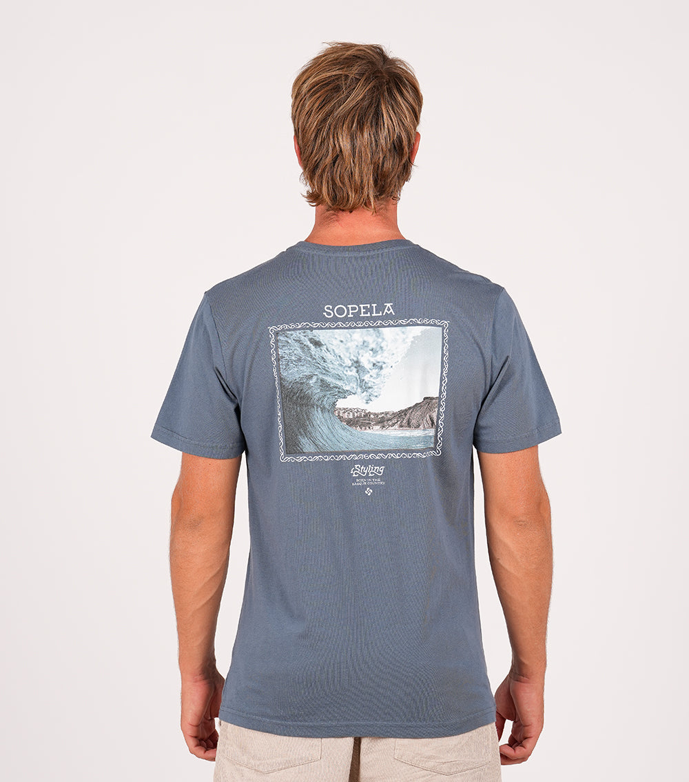 Camiseta Sopelana - Indigo
