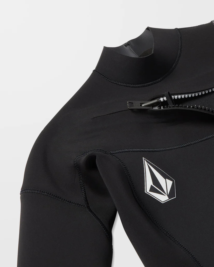 Integral Volcom 4/3mm Chest Zip Fullsuit - black loading=