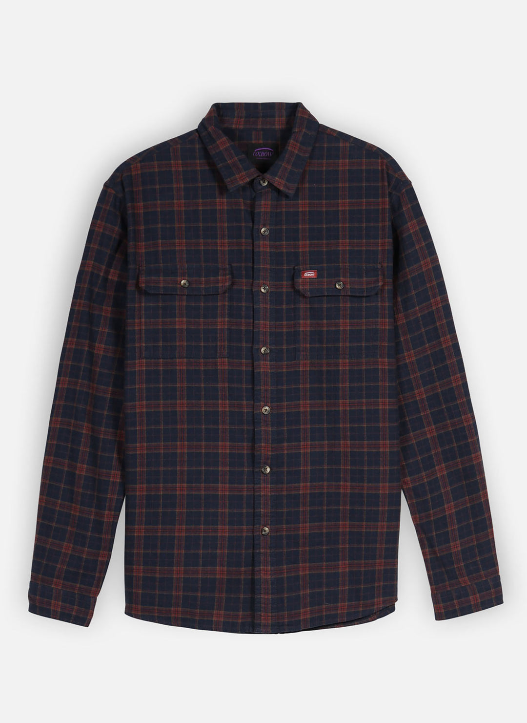 Camisa oxbow s2cliff-lss - terra