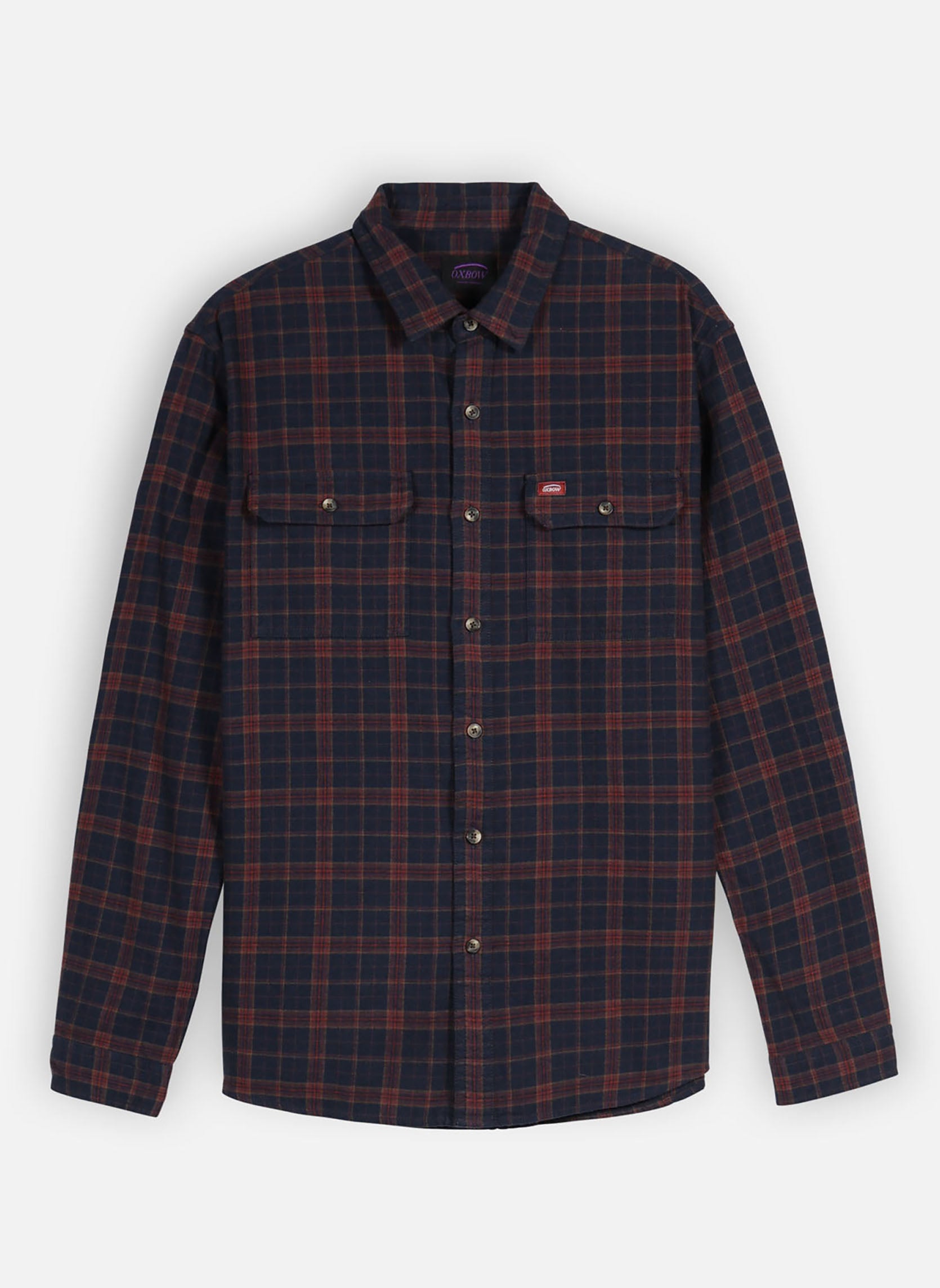 Camisa oxbow s2cliff-lss - terra