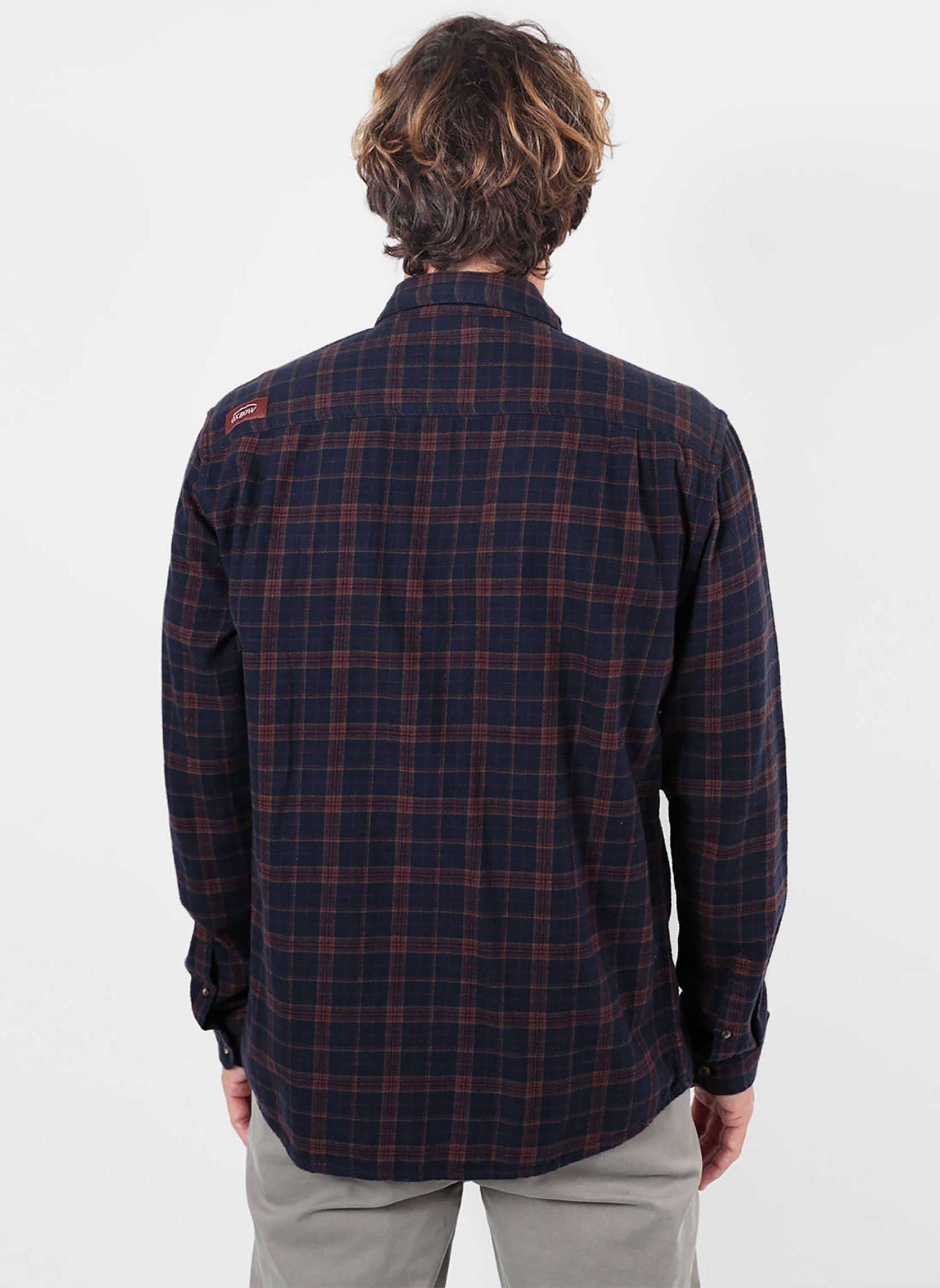 Camisa oxbow s2cliff-lss - terra