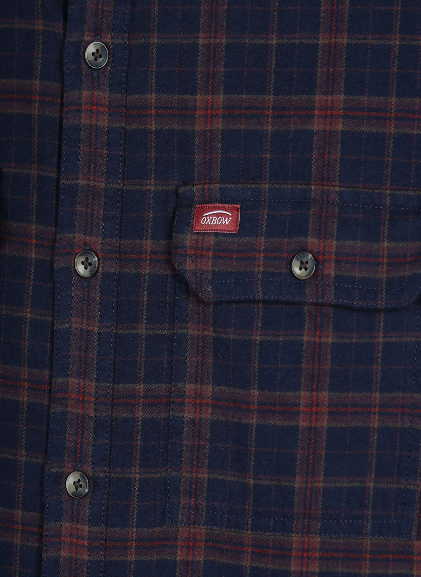 Camisa oxbow s2cliff-lss - terra