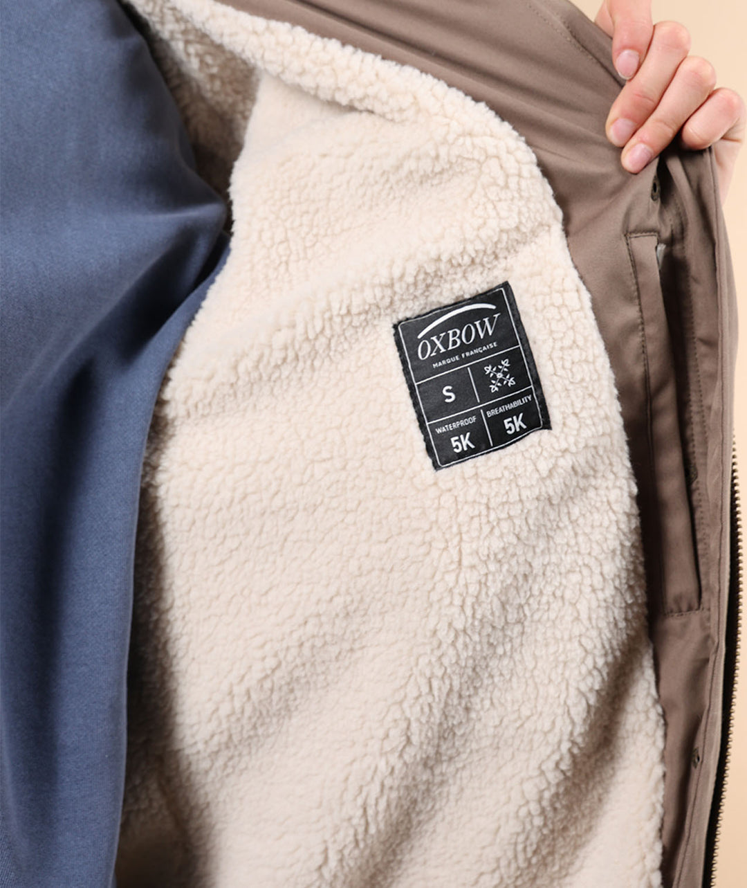 Chaqueta oxbow s2jelly-jk - pebble