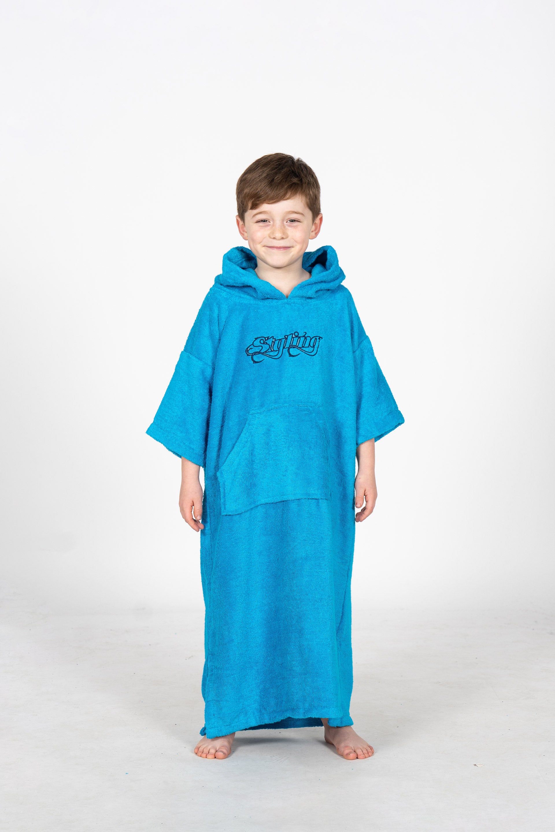 Ponchos Styling Bicolor - turquesa