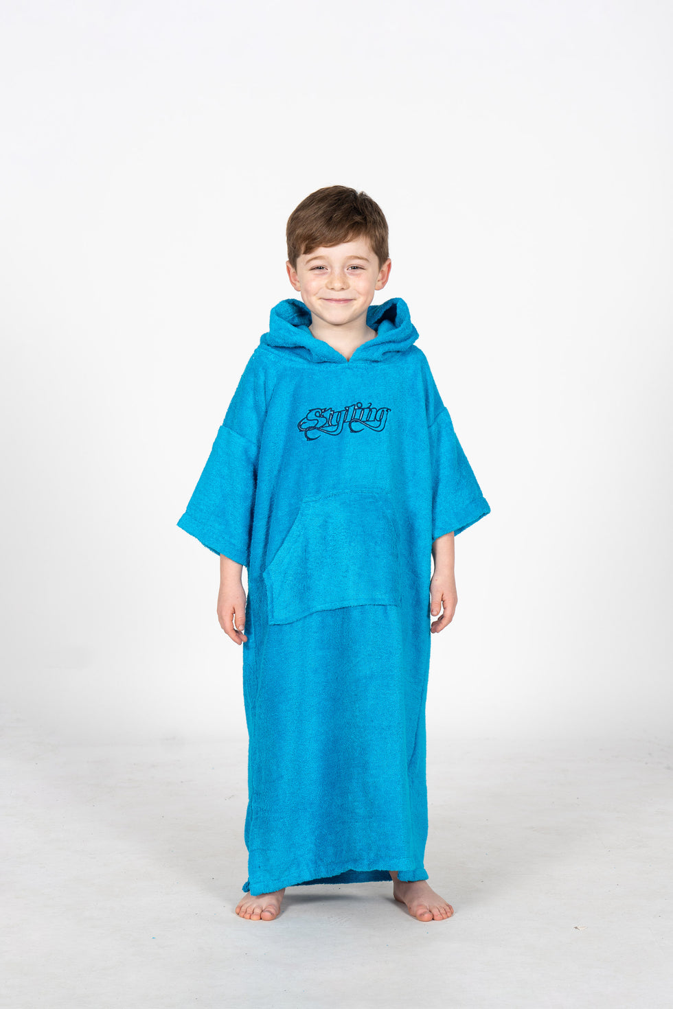 Ponchos Styling Bicolor - turquesa