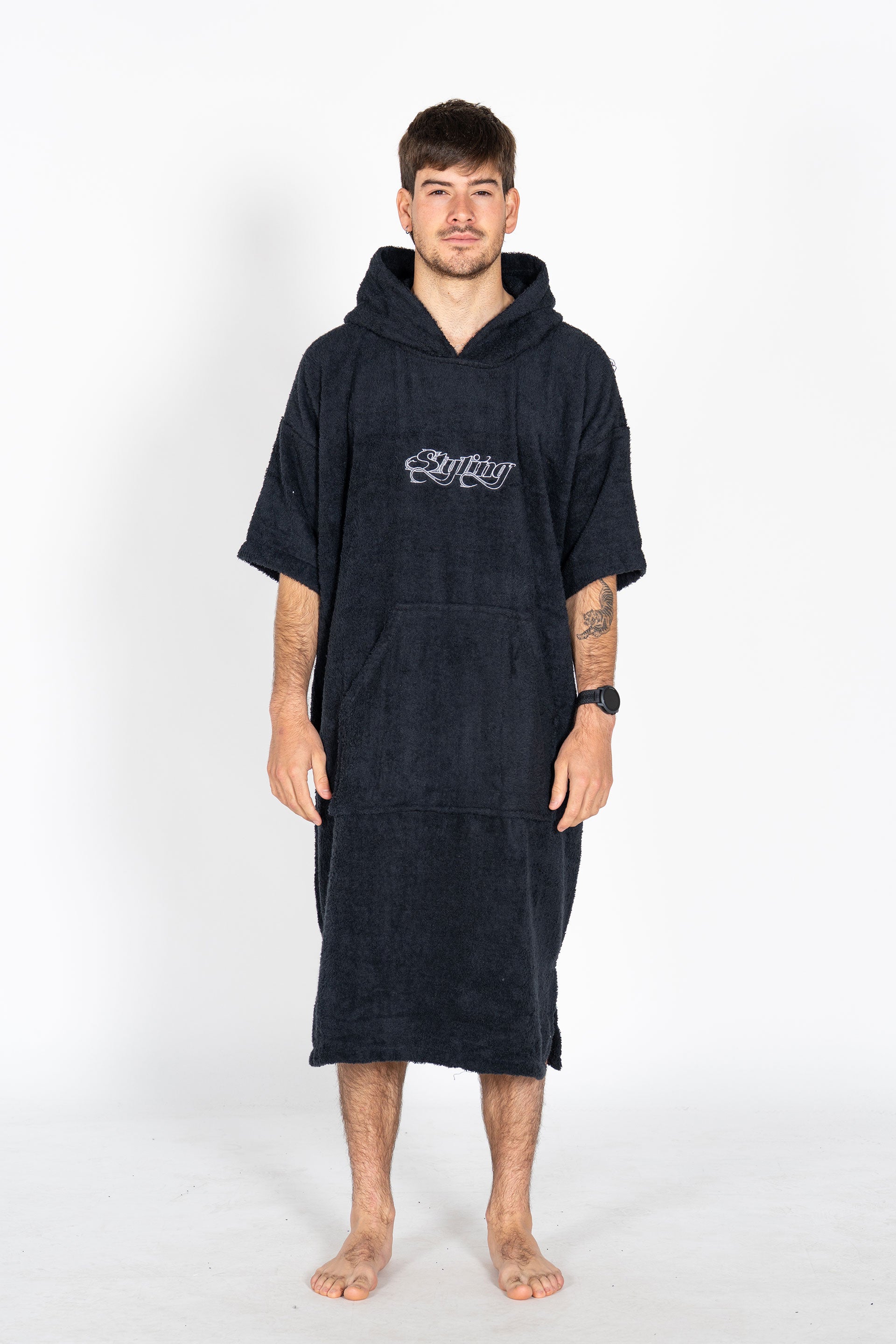 Ponchos Styling Liso - negro