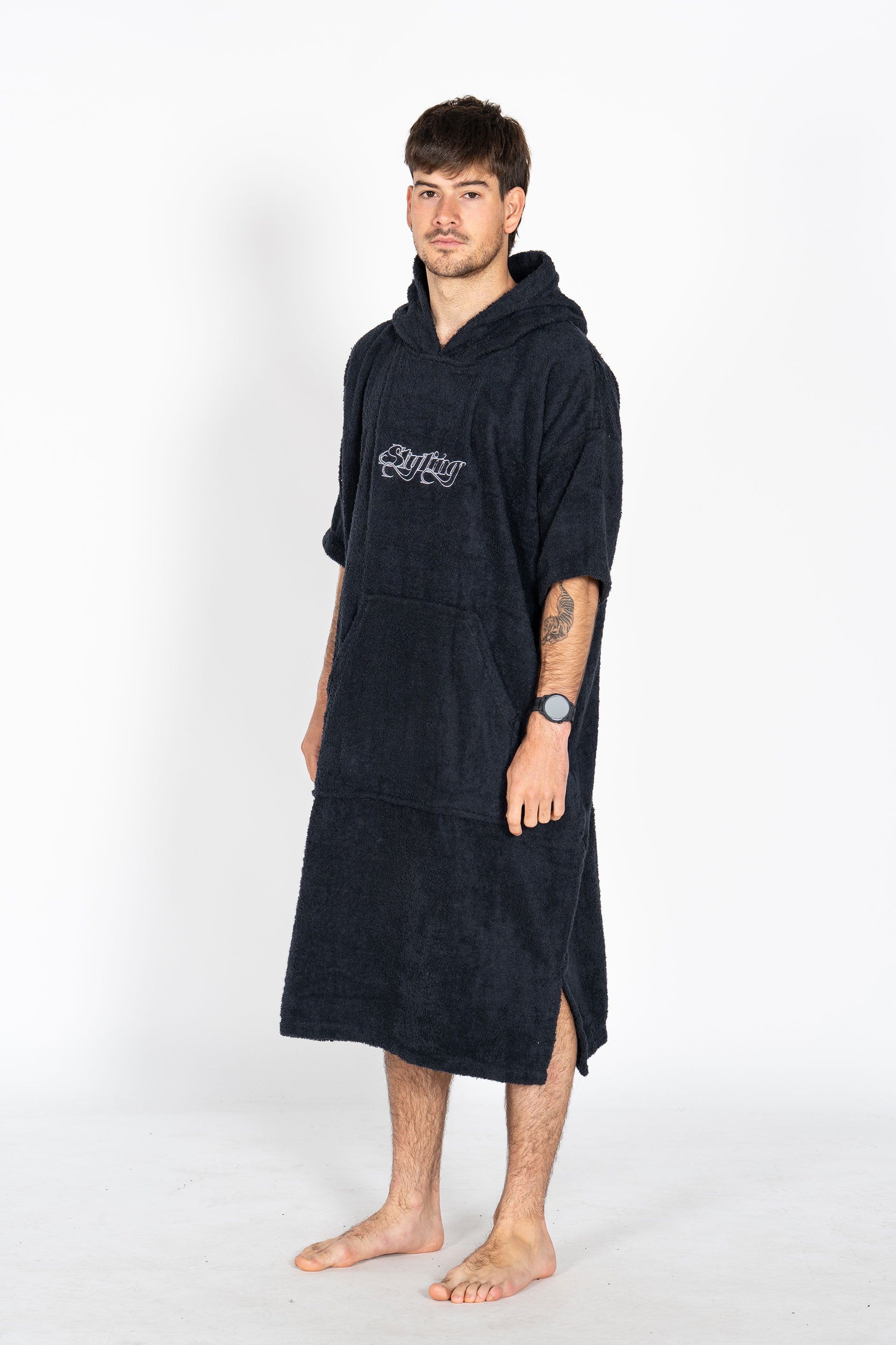 Ponchos Styling Liso - negro