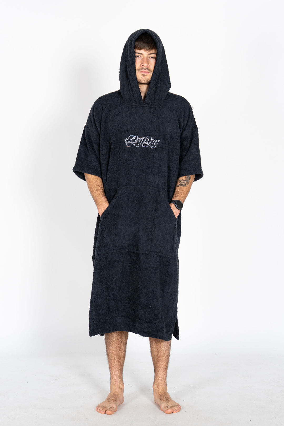 Ponchos Styling Liso - negro