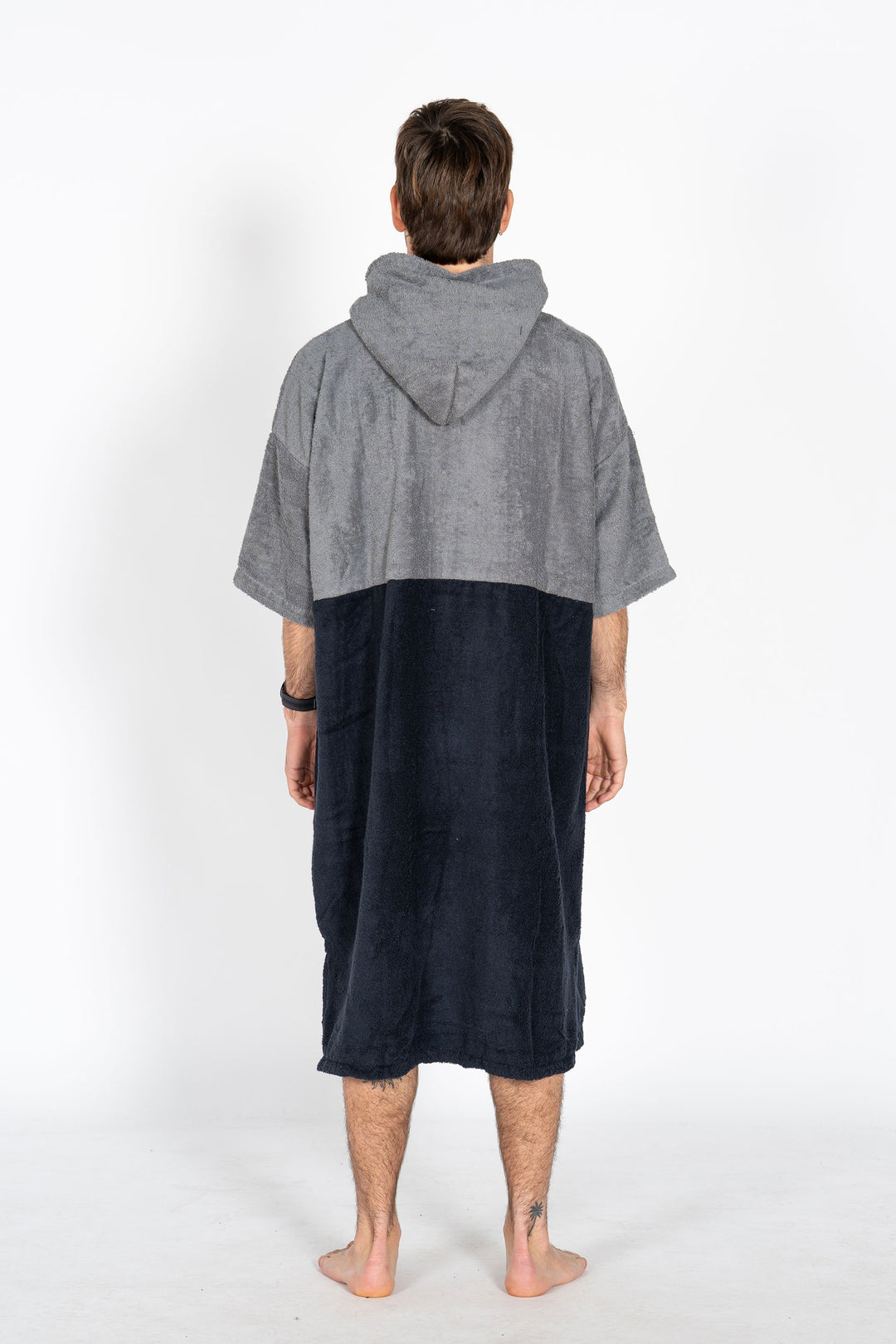 Ponchos Styling Bicolor - gris negro