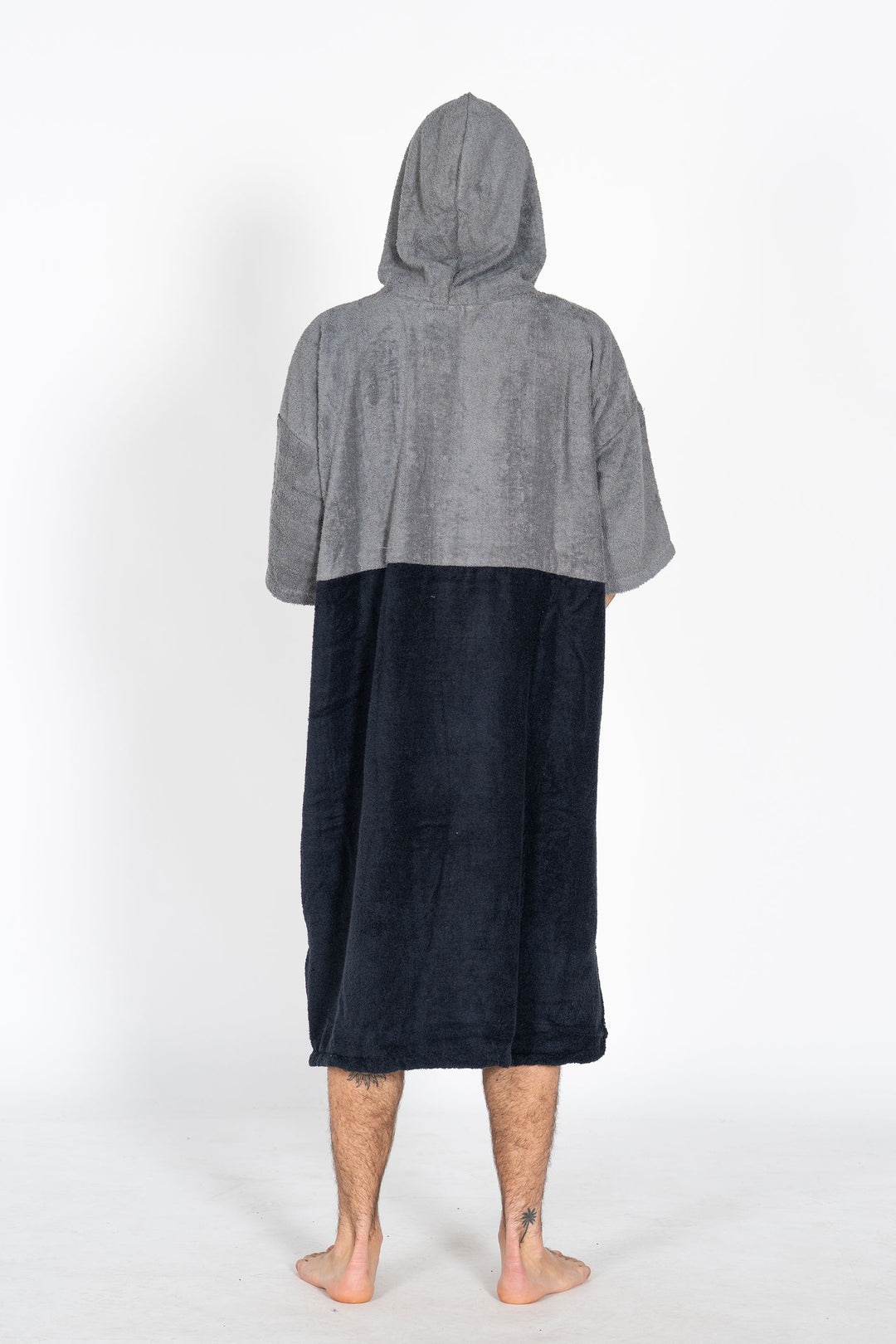 Ponchos Styling Bicolor - gris negro