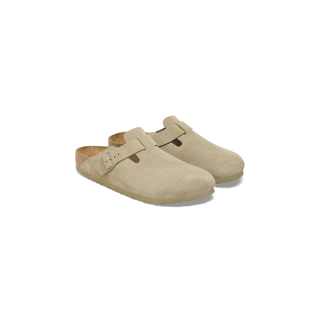Sandalia Birkenstock Boston Leve Faded - khaki