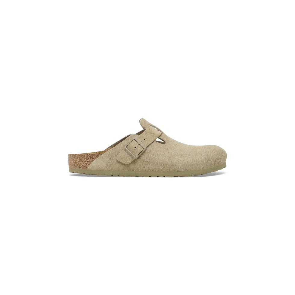 Sandalia Birkenstock Boston Leve Faded - khaki