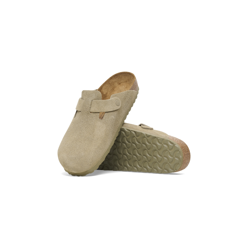 Sandalia Birkenstock Boston Leve Faded - khaki