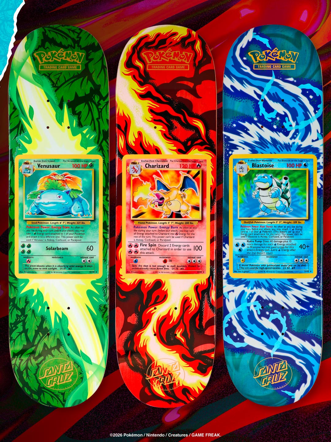 Tabla skate Santa Cruz pokémon tcg blind bag 8.0