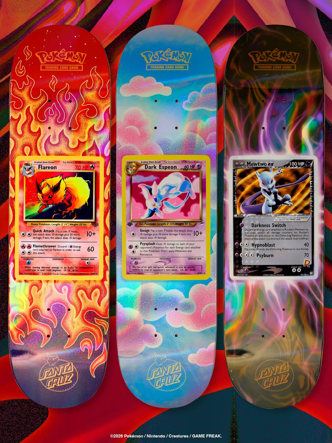 Tabla skate Santa Cruz pokémon tcg blind bag 8.0
