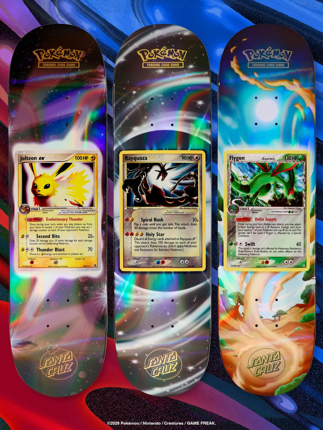 Tabla skate Santa Cruz pokémon tcg blind bag 8.0