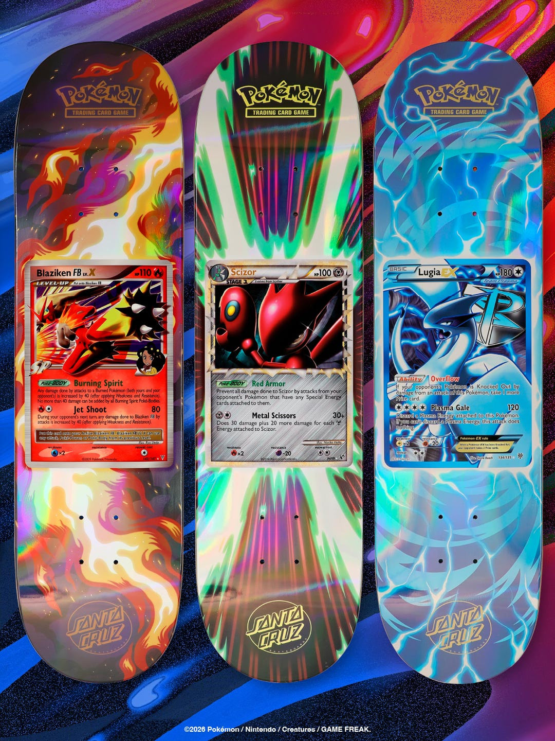 Tabla skate Santa Cruz pokémon tcg blind bag 8.0