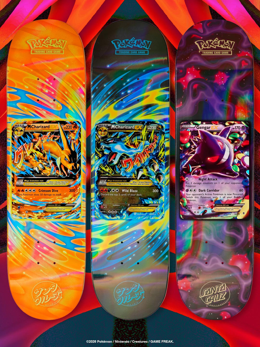 Tabla skate Santa Cruz pokémon tcg blind bag 8.0